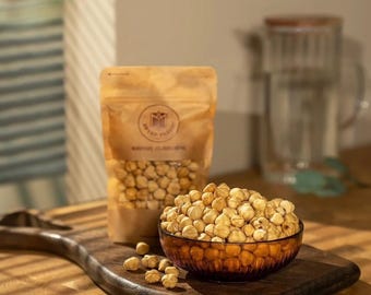 Noisettes turques naturelles (200 g) - Casse-croûte crus, végétalien, sans gluten