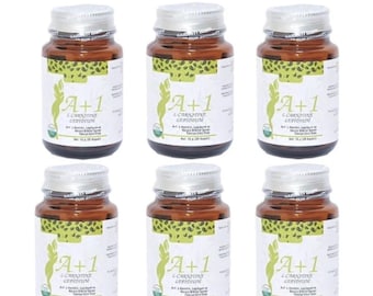 Cápsulas herbales HHS A1 / L-Carnitina Lepidium / Producto original / 6 frascos x 30