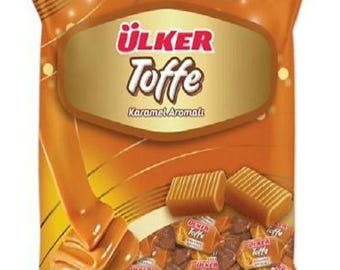Bonbons tendres mous Ulker Toffe Caramel | Mélange emballé individuellement (330 g)
