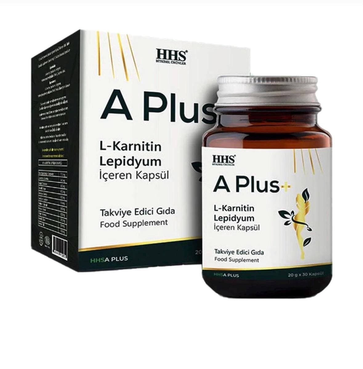 al l carnitine lepidium HHS A PLUS L-Carnitine Lepidium Herbal Capsules Energy Support 30 pcs main image 1