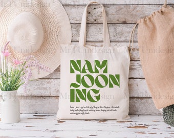 Namjooning Tote, Namjooning Canvas Tote Bag,Army Gift,For Her,Mom