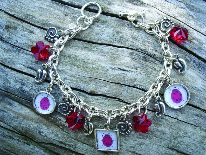 Ladybug Charm Bracelet image 2