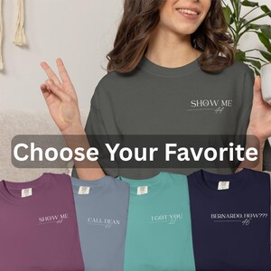 Off-Campus-inspirierte T-Shirts | Wähle deinen Lieblingscharakter – Garrett, Dean, Logan, Tucker | Buch-/Serien-T-Shirt | Komfortfarben
