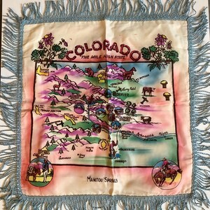50s Souvenir Pillow - Etsy