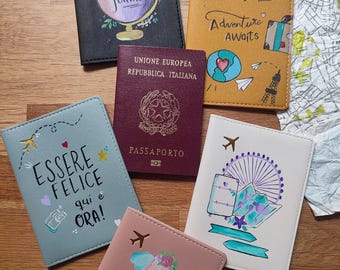 Cover passaporto personalizzabile