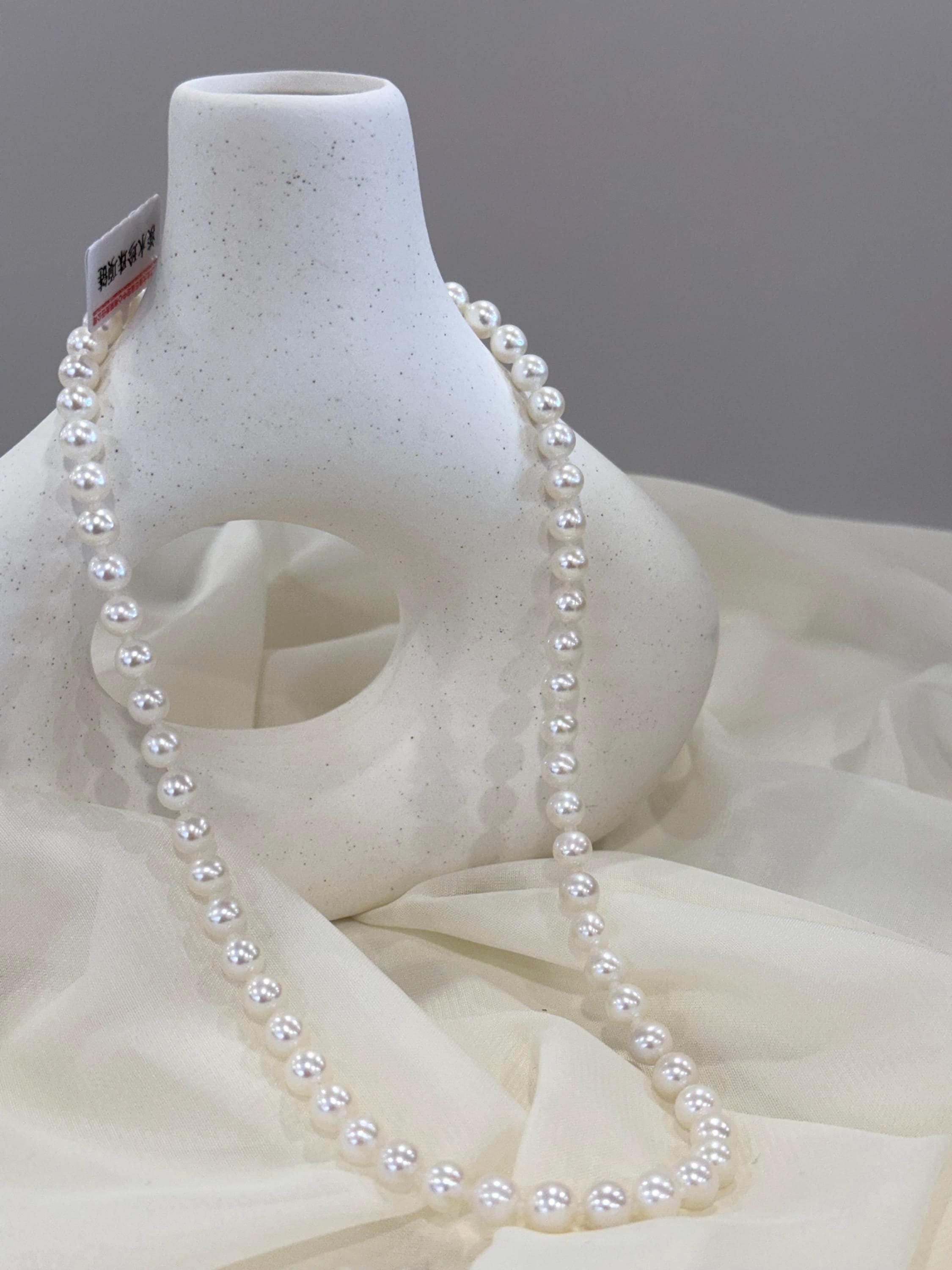 Gioielli Perle Di Conchiglia Fatto A Mano Set Collana E Orecchini Perline Rotonde In Conchiglia Mare Del Sud – 8 Mm, Multicolore, Fatto A Mano Gioielli In Argento Placcato Con Perle