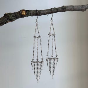 Not for seperate purchase! S925 silver vintage cool Lace earring chandeliers gift for her.