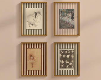 Vintage Ballet Art Prints - Ballerina Decor Digital Download