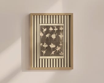 Cottagecore Ballet Art, Vintage Ballerina Print (Digital Download)