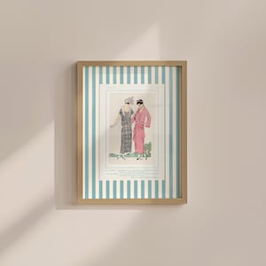 Vintage Fashion Magazine Cover Print, Fashion Wall Art, Bedroom Decor, Modern Art, Vintage Magazine Art Decor, Retro Poster, Antique Prints