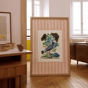 Vintage Bird Art Prints - Retro Cottagecore Digital Wall Decor image 3