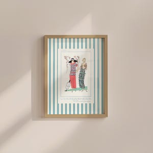 Vintage Fashion Poster, Retro Vintage Print, Fashion Art Print, Digital Download, Paris Art Print, Parisian Decor, Girls Room Decor