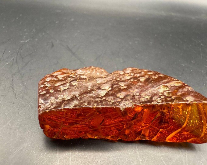 Rare Baltic Amber With Plant Inclusions • 9.5g Natural Amber Specimen ...