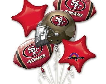 San Francisco 49ers balloon  bouquet