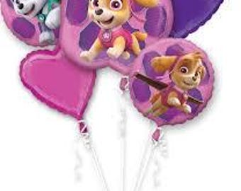 Pfoten patrol skye luftballon blumenstrauß