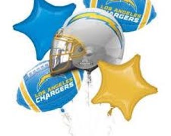 Los Angeles chargers,  balloon bouquet