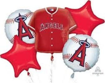 Anaheim Angels  baseball  balloon bouquet