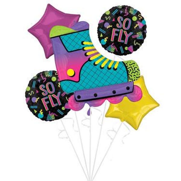 Inline roller skate  balloon bouquet