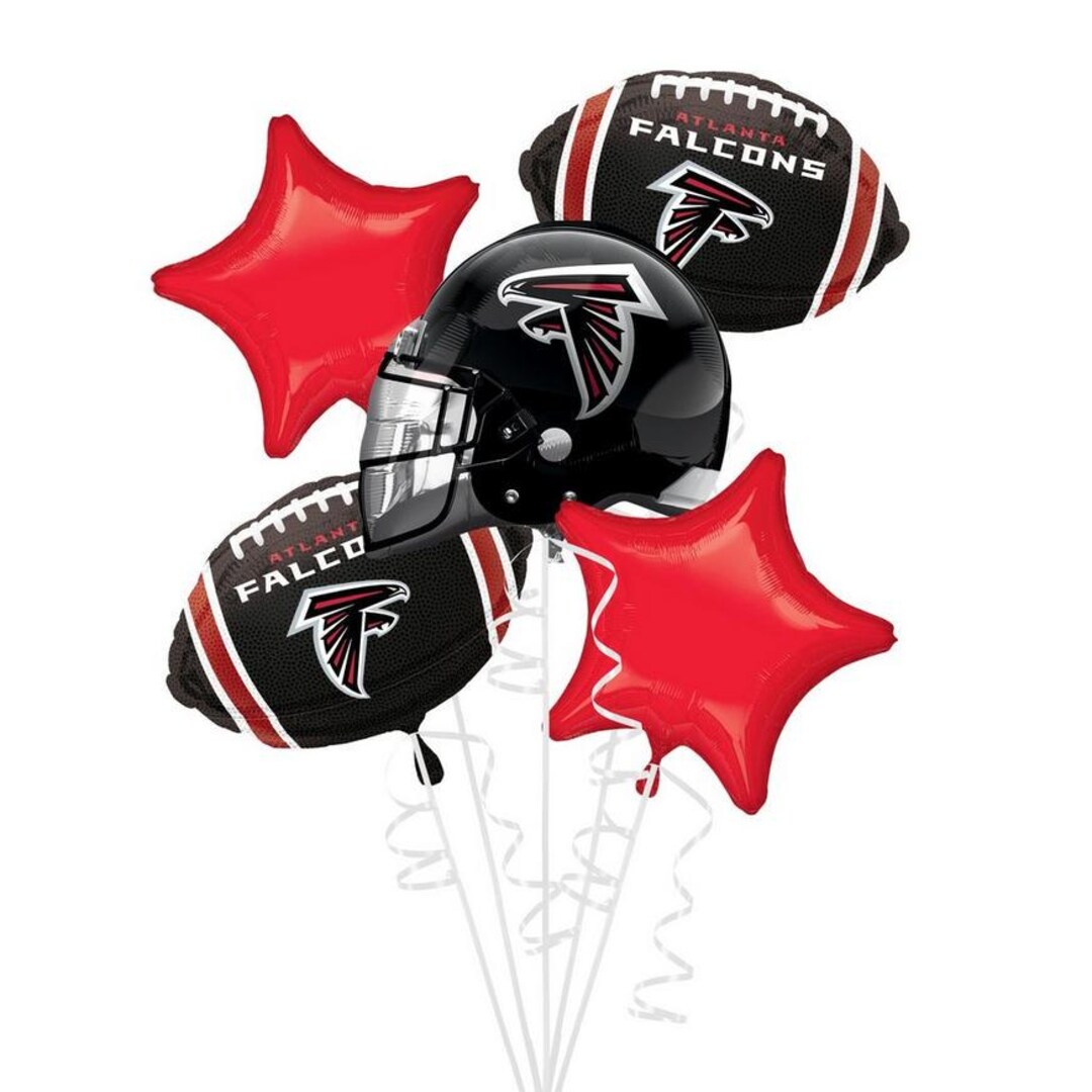 Atlanta Falcons Football Balloon Bouquet - Etsy