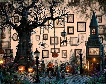 The Garden Breathes Again – Haunted Garden Finale | Surreal LEGO Halloween Diorama | Gothic Dreamscape Fine Art Photography