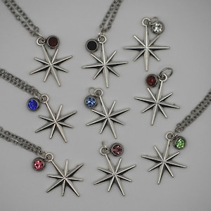 Stray Kids North Star Necklace Color Gemstone