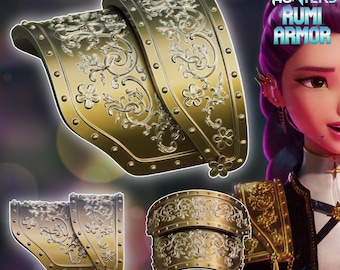 Rumi Cosplay Armor 3D Printer Files DIGITAL Product