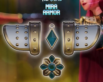 Mira Cosplay Armor and Accessories 3D Printer Files DIGITAL Product