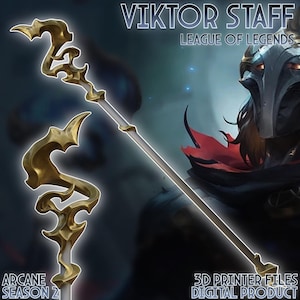 Viktor Staff League of Legends 3D Printer Files Digital Product