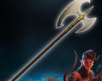 Baldurs Gate 3 Great Axe 3D Print Files (Digital Product)