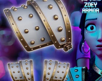 Zoey Cosplay Armor 3D Printer Files DIGITAL Product