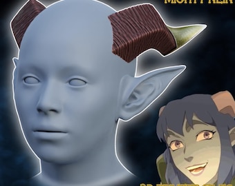 Fantasy Jester Lavorre horns TV Series 3D Printer Files Digital Product