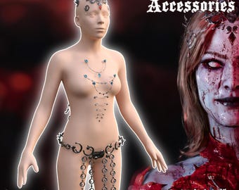 Fantasy Orin Accessories Cosplay set Baldurs Gate 3 3D Printer Files Digital Product
