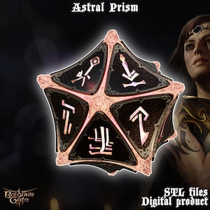 Fantasy Astral Prism Baldurs Gate 3 3D Printer Files Digital Product