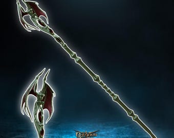 Fantasy Woe Cazador Staff Baldurs Gate 3 3D Drucker Dateien Digitales Produkt