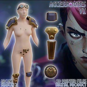 Vi Armor and Accessories Arcane 3D Printer Files Digital Product