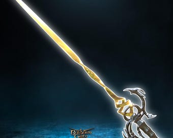 Fantasy Infernal Rapier Cosplay Baldurs Gate 3 3D Printer Files Digital Product