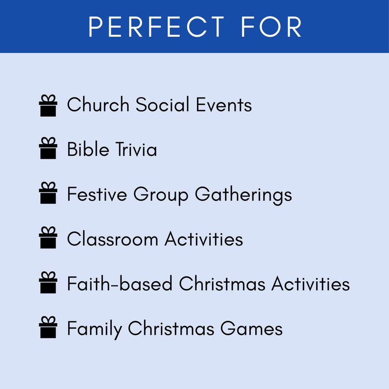Christmas Bible Trivia Game, Nativity Fact or Fiction Printable ...