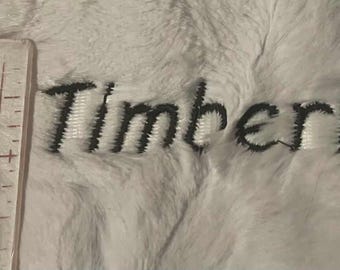 Extra borduurmotief, maximaal 24/12/36 tekens, cursief/fijne lettertjes/vetgedrukte print