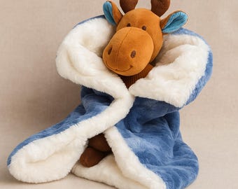 Cuddle Square – Mini Minky Blanket for Baby, Dolly & Teddy 16"x16"