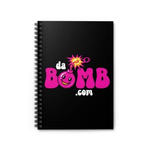 Cuaderno espiral Da Bomb: útiles escolares divertidos y coloridos, regalo perfecto para estudiantes, toma de notas, garabatos, diario, regalo de cumpleaños,