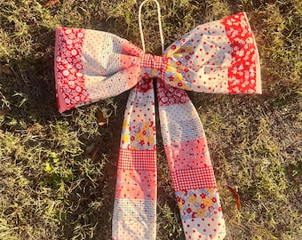 Extra Large Door Bow / Wreath Bow / Crib Bow / Mantel Bow / Bow Hanger / Wreath Decor / Big Bow / Christmas / bow hanger