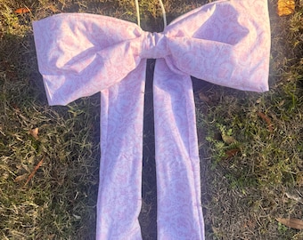 Extra Large Door Bow / Wreath Bow / Crib Bow / Mantel Bow / Bow Hanger / Wreath Decor / Big Bow / Christmas / bow hanger
