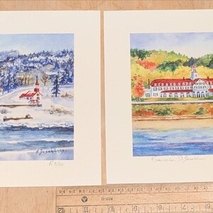 Tadoussac in Fall Tadoussac in Winter Special Special Price for 2 of 80.00