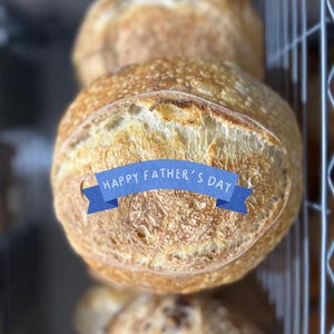 FATHERS DAY Edible Wafer Paper- Includes 1 edible image - Sourdough edible image-  happy Father’s Day edible image