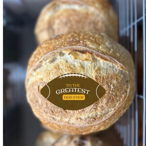 Greatest dad ever Edible Wafer Paper- Includes 1 edible image - Sourdough edible image-  happy Father’s Day edible image