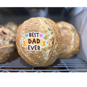 Best dad ever Edible Wafer Paper- Includes 1 edible image - Sourdough edible image-  happy Father’s Day edible image