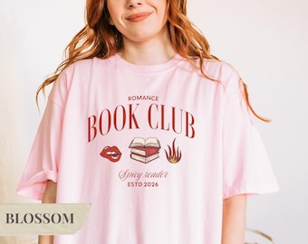 Romanze Buchclub Shirt, würziges Leser T-Shirt, Bücherwurm Mädchen T Shirt, Romanze Lesergeschenk, benutzerdefinierte Buchclub Shirt, Buchliebhaber Geschenk