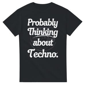 Techno Shirt | Funny EDM Hard Techno House Music Tee | Techno Rave Outfit | DJ Fastival Outfit Melodic Deep House Techno Club Concert Shirt image 4