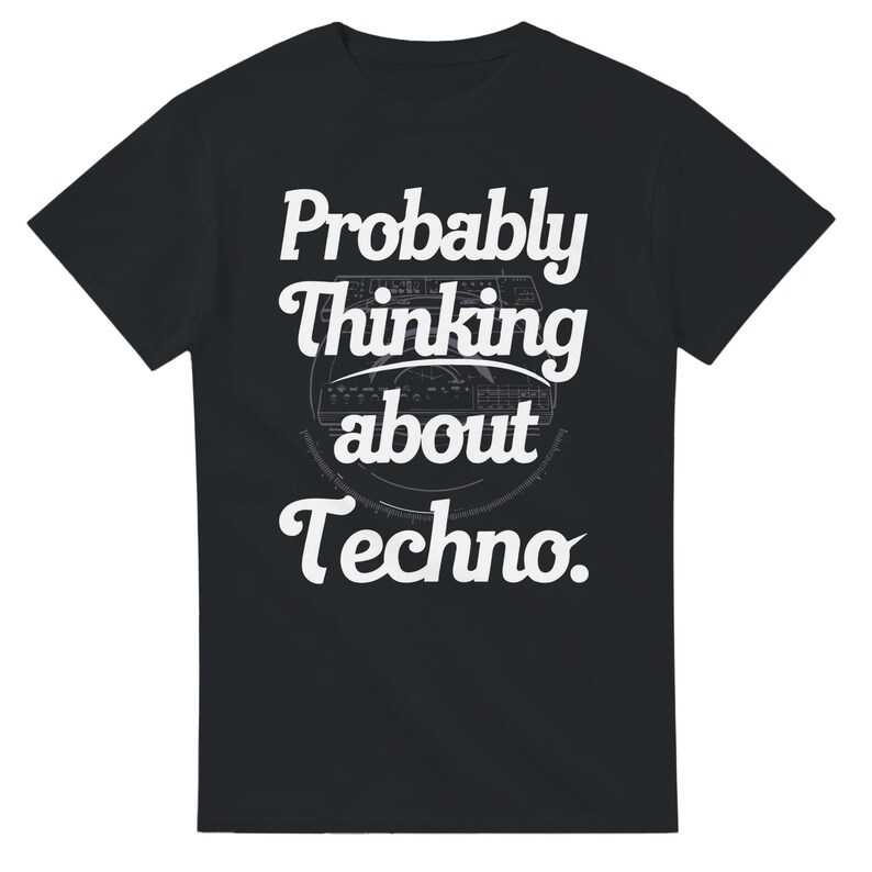 Techno Shirt | Funny EDM Hard Techno House Music Tee | Techno Rave Outfit | DJ Fastival Outfit Melodic Deep House Techno Club Concert Shirt image 4