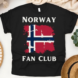 Norwegian Shirt | Norway Fan Club T-shirt | Norge Tee Fjorde Oslo Nordkap Shirt | Norsk Souvenir Roadtrip | Gildan 5000